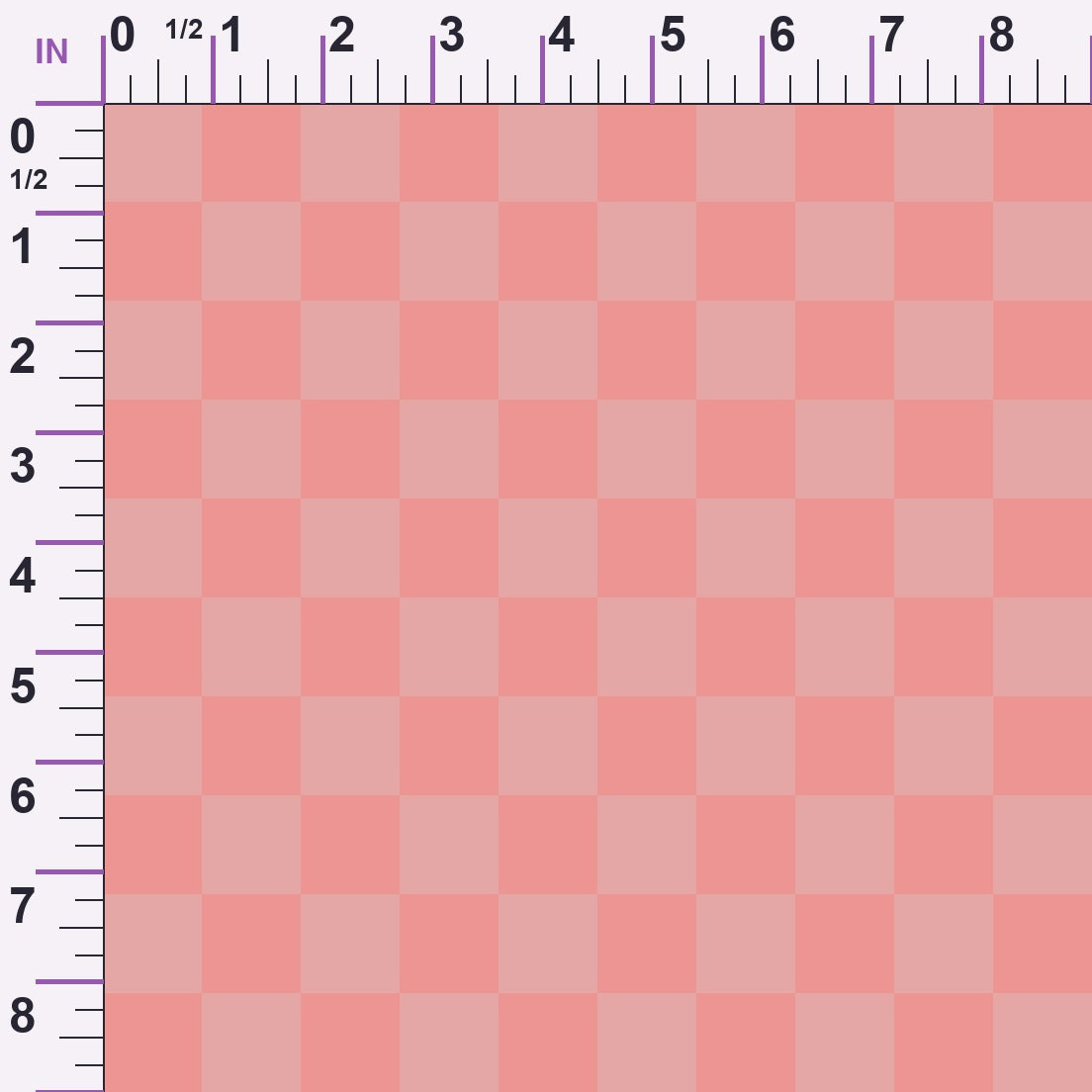 Two Tone Checkered Peach Puff Minky Fabric