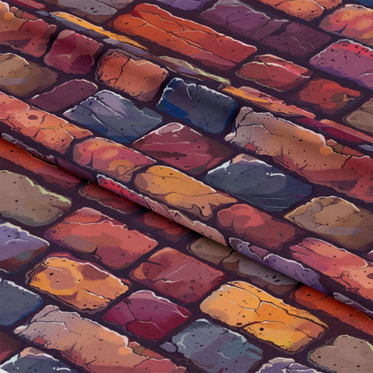 Brick Walls Pattern 17 Quilting Cotton Fabric