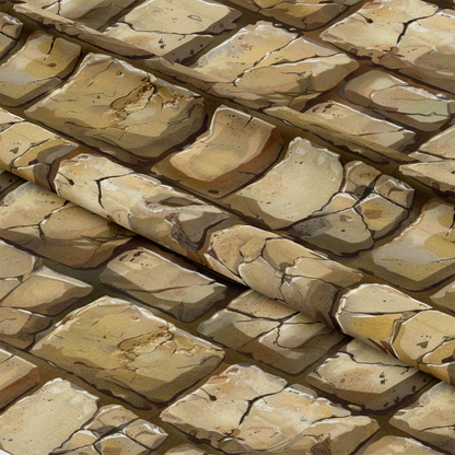 Brick Walls Pattern 20 Quilting Cotton Fabric