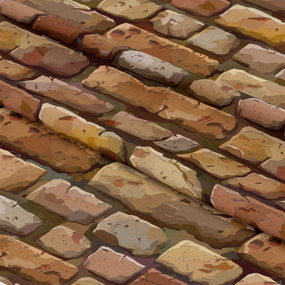 Brick Walls Pattern 21 Quilting Cotton Fabric