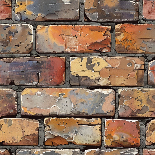 Brick Walls Pattern 23 Quilting Cotton Fabric