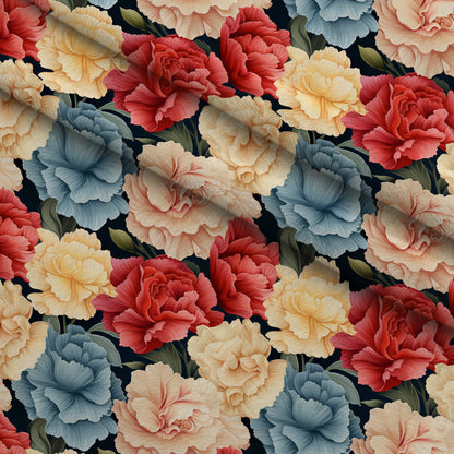 Velvet Blooms Pattern 10 Minky Fabric