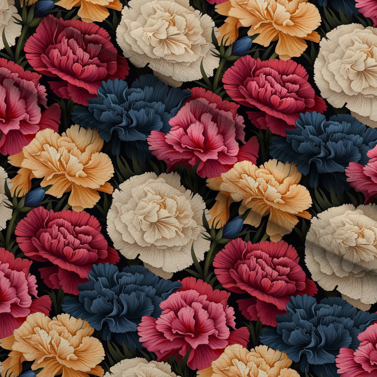 Velvet Blooms Pattern 11 Minky Fabric