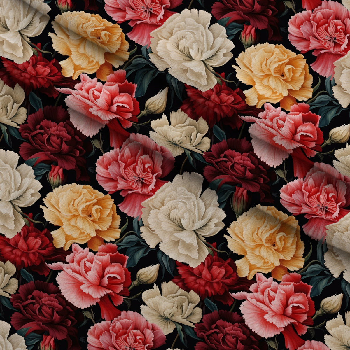 Velvet Blooms Pattern 12 Minky Fabric