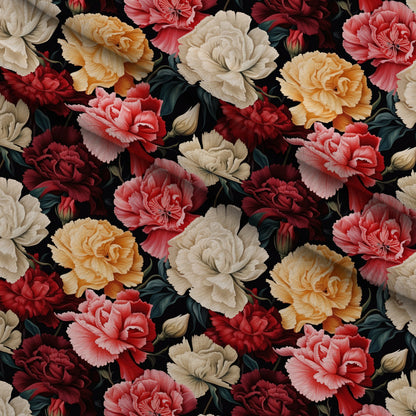 Velvet Blooms Pattern 12 Minky Fabric