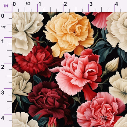 Velvet Blooms Pattern 12 Minky Fabric