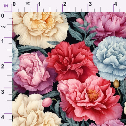 Velvet Blooms Pattern 7 Minky Fabric