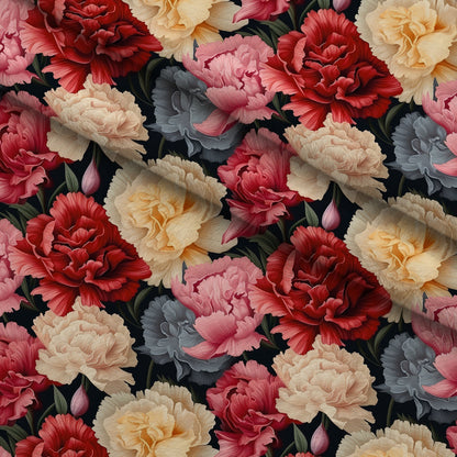 Velvet Blooms Pattern 9 Minky Fabric