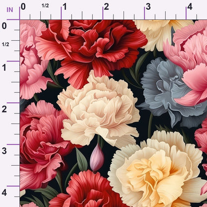 Velvet Blooms Pattern 9 Minky Fabric