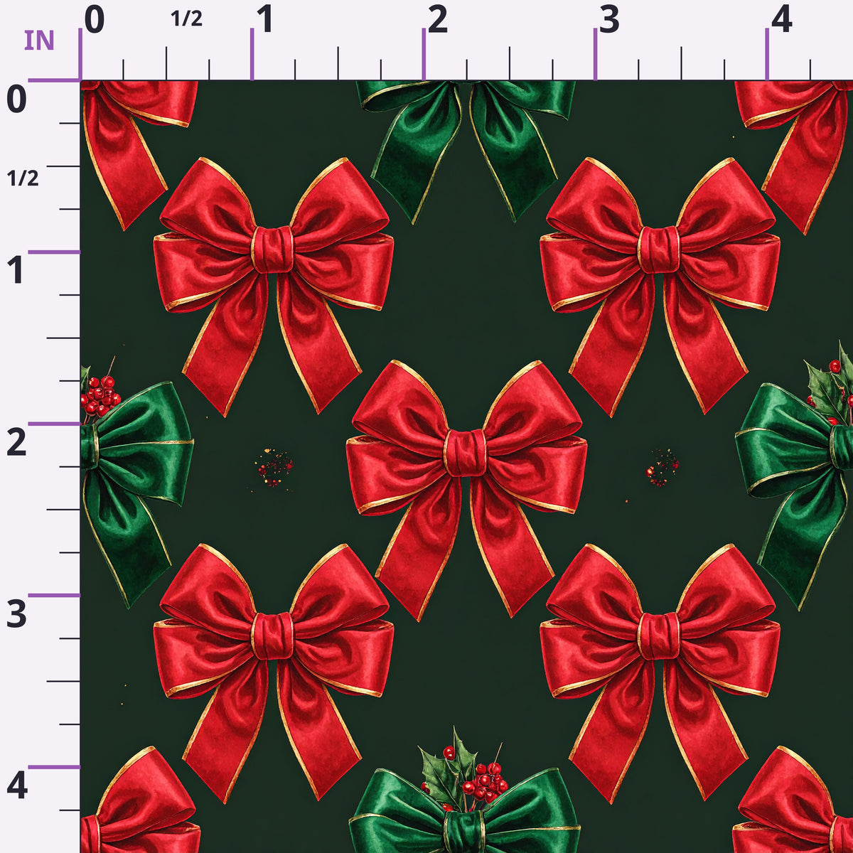 Velvet Noel Garden Pattern 1 Minky Fabric