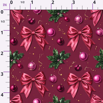 Velvet Noel Garden Pattern 10 Minky Fabric