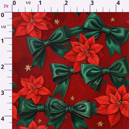 Velvet Noel Garden Pattern 14 Minky Fabric