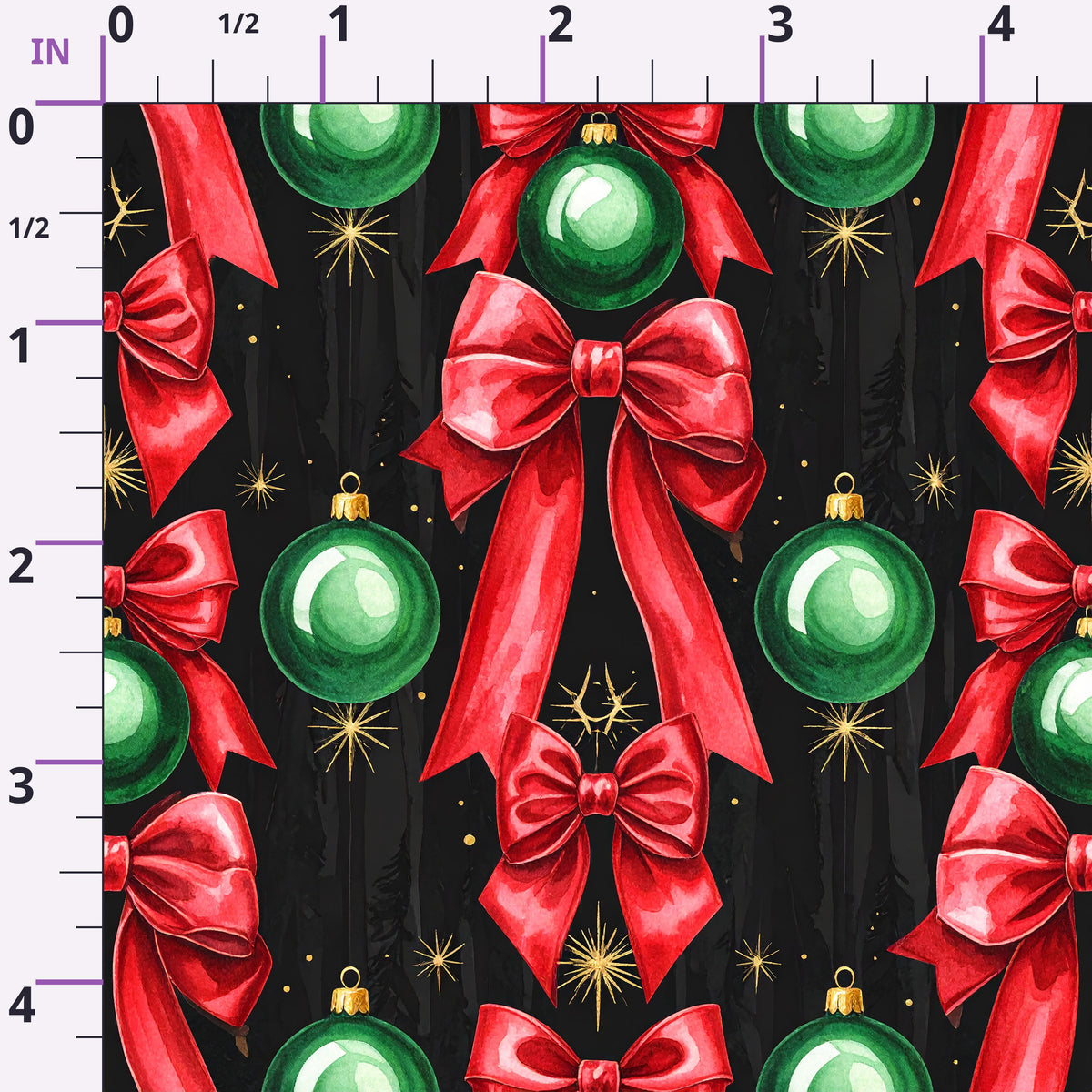 Velvet Noel Garden Pattern 22 Minky Fabric