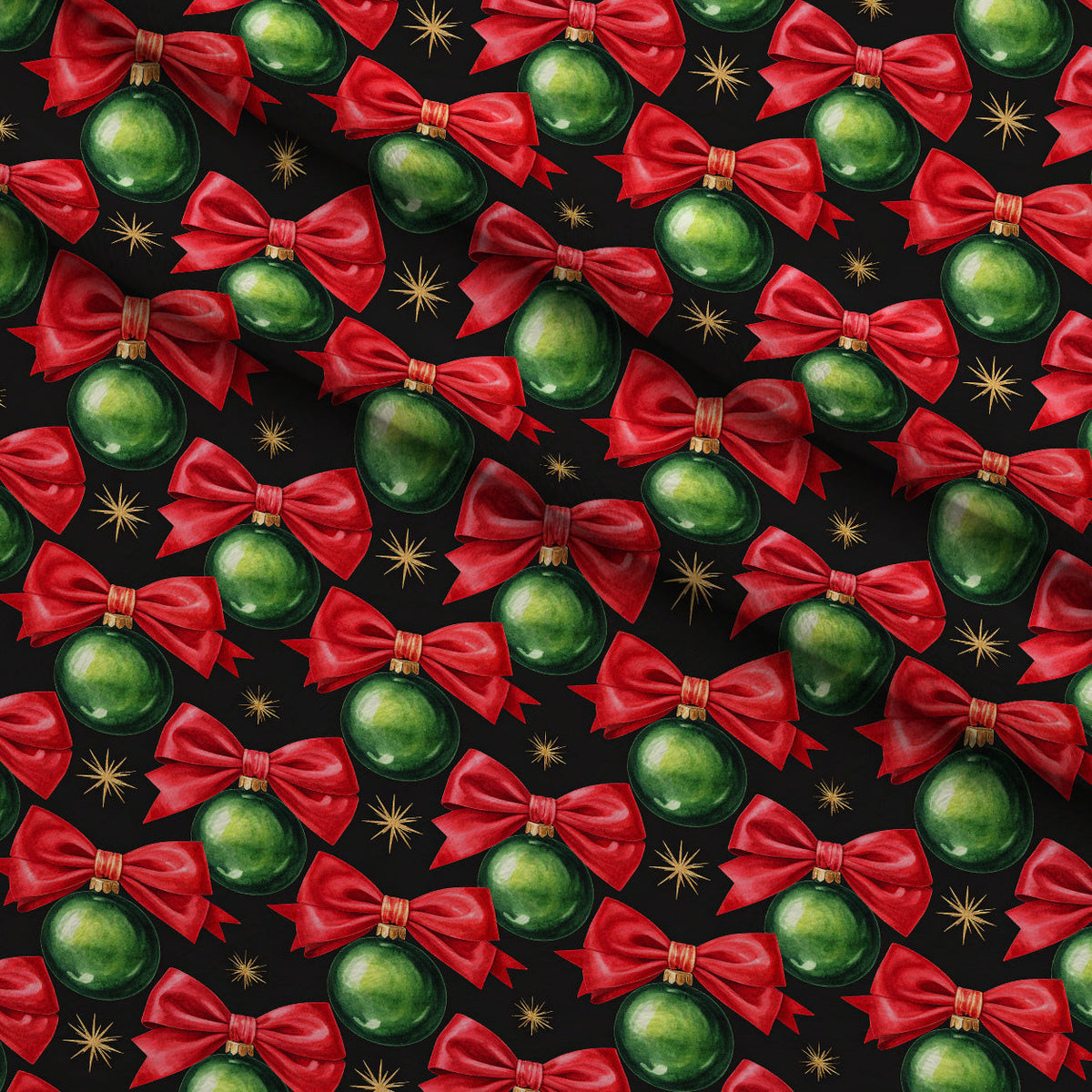 Velvet Noel Garden Pattern 23 Minky Fabric