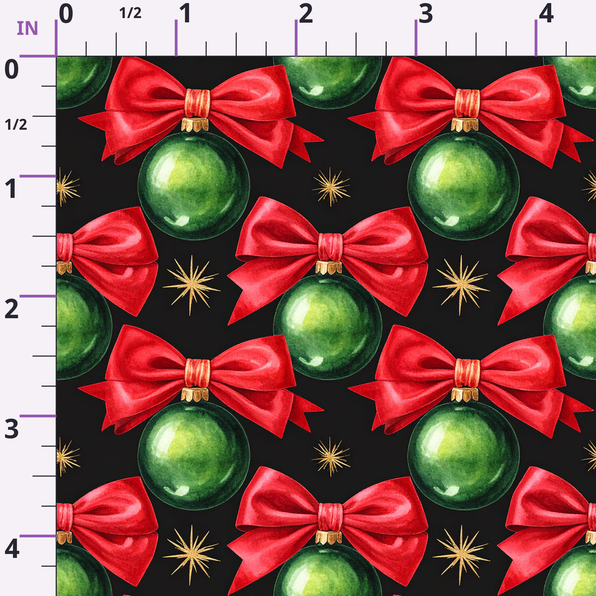 Velvet Noel Garden Pattern 23 Minky Fabric