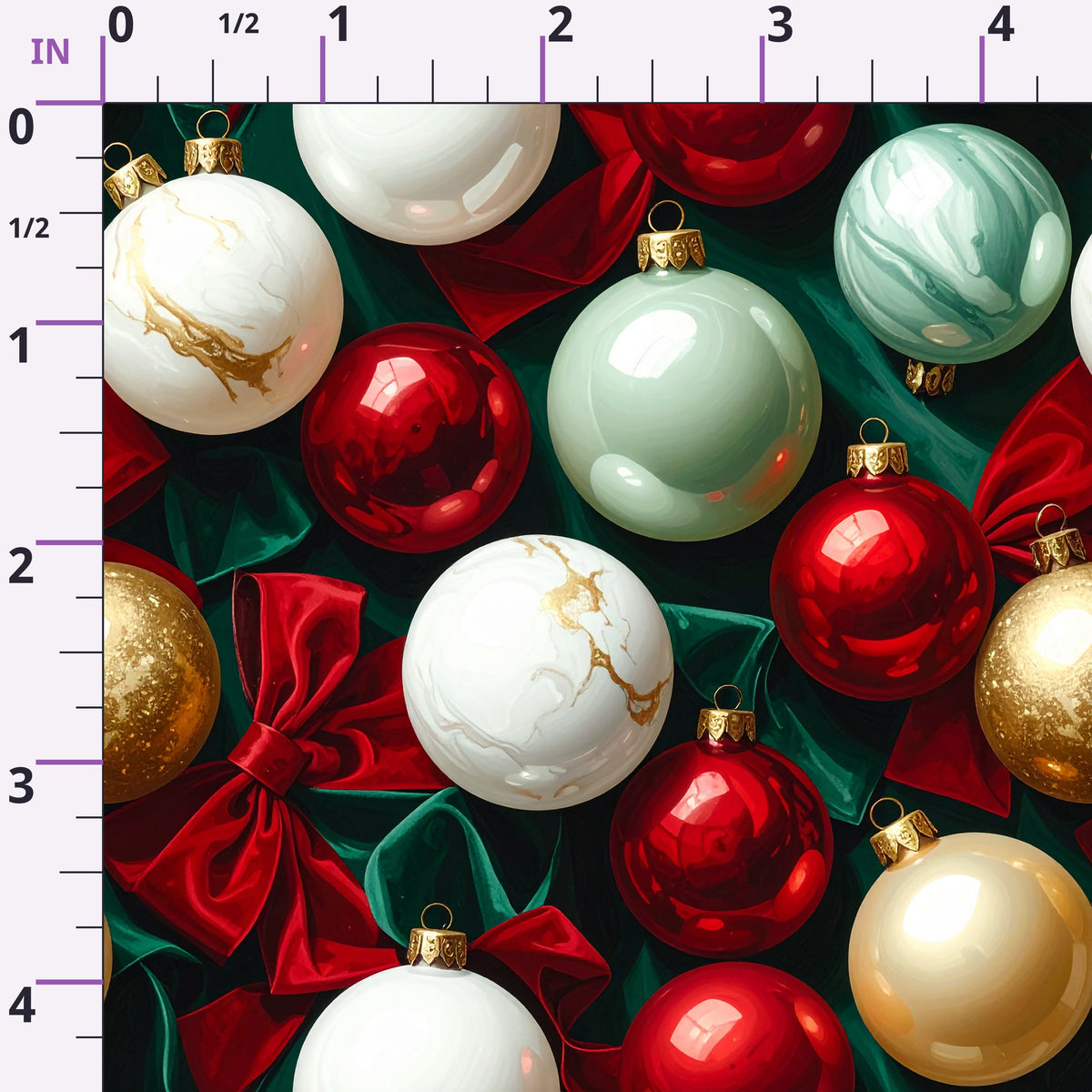 Velvet Noel Garden Pattern 24 Minky Fabric