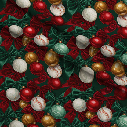 Velvet Noel Garden Pattern 25 Minky Fabric