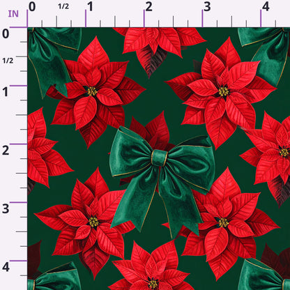 Velvet Noel Garden Pattern 5 Minky Fabric