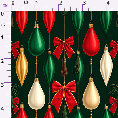 Velvet Noel Garden Pattern 7 Minky Fabric