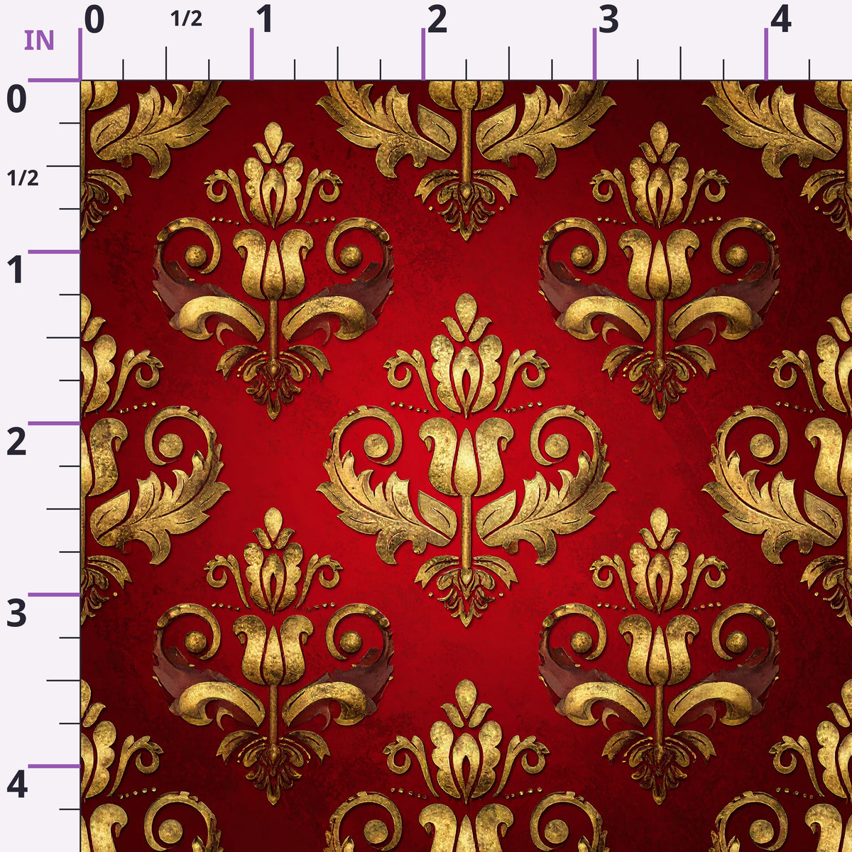 Velvet Noel Garden Pattern 9 Minky Fabric