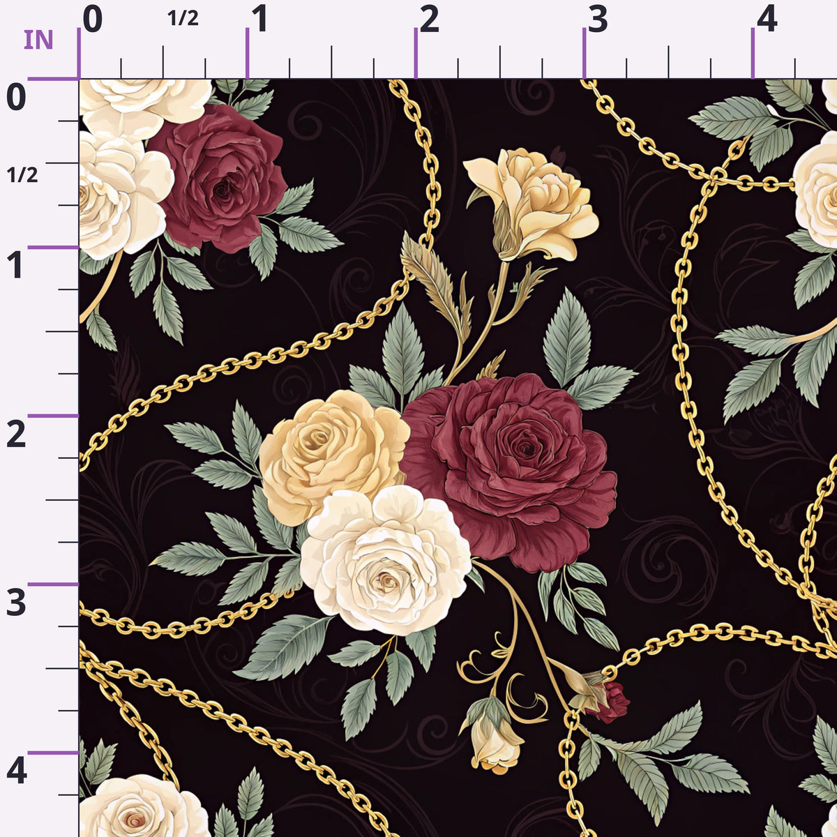 Velvet Rose Reverie Pattern 20 Minky Fabric