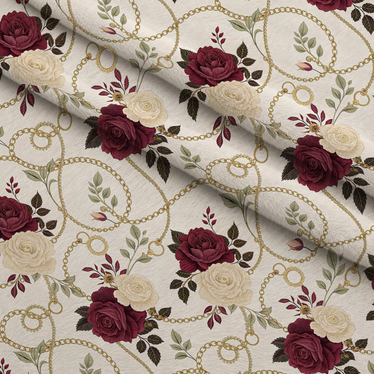 Velvet Rose Reverie Pattern 3 Minky Fabric