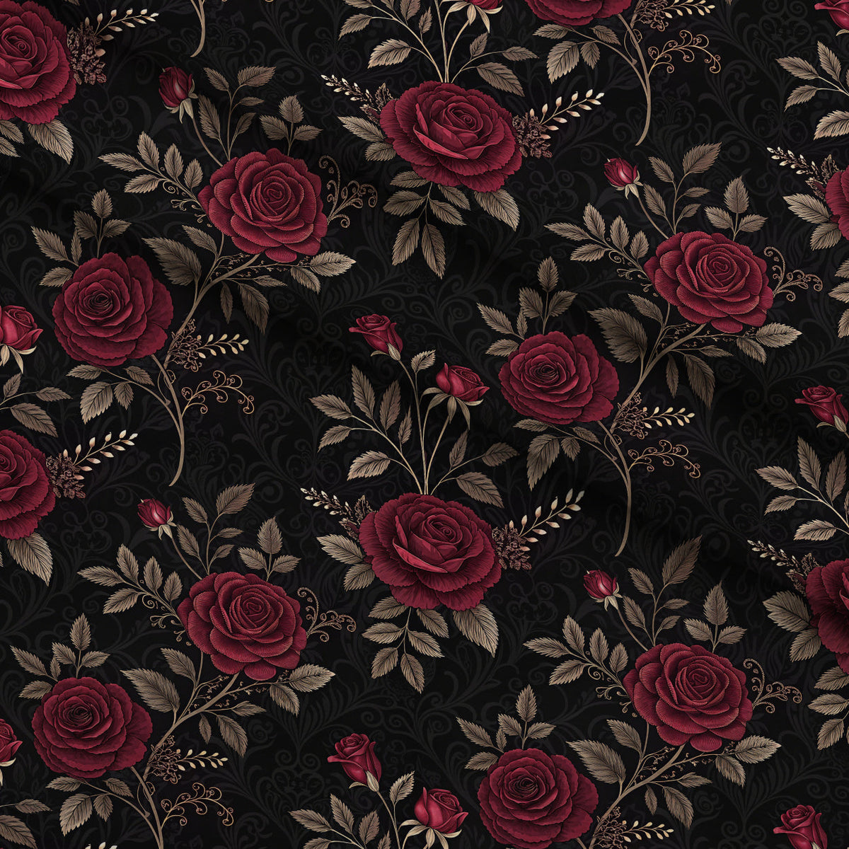 Velvet Rose Reverie Pattern 5 Minky Fabric