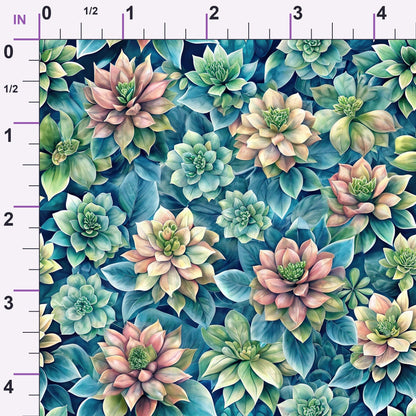 Verdant Blooms Pattern 12 Minky Fabric