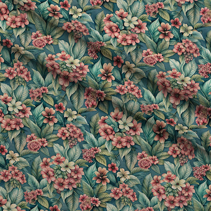 Verdant Blooms Pattern 14 Minky Fabric