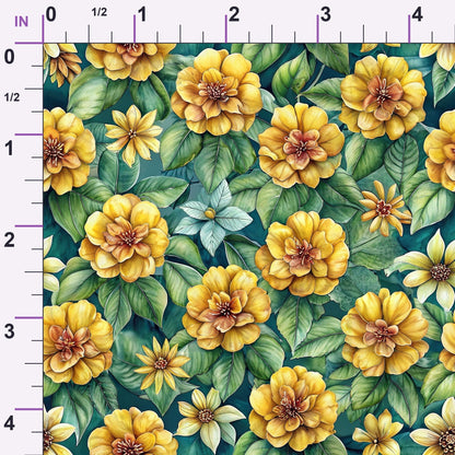 Verdant Blooms Pattern 17 Minky Fabric