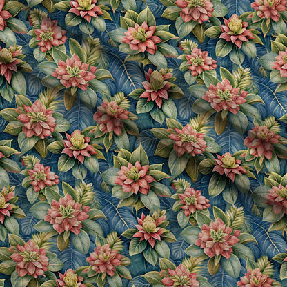 Verdant Blooms Pattern 2 Minky Fabric