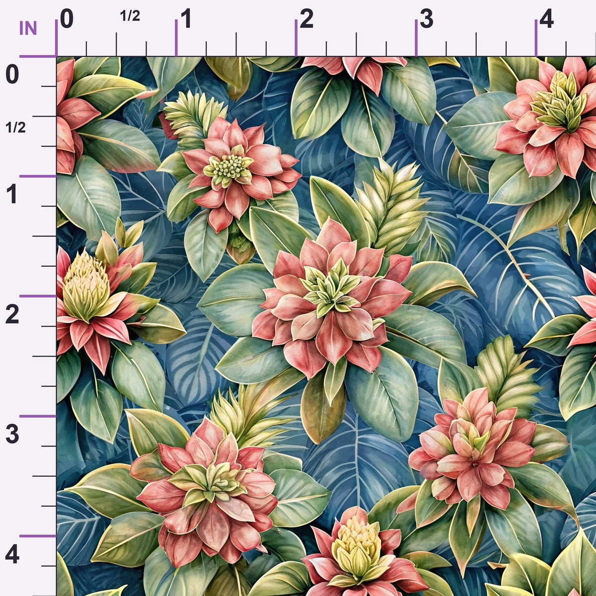 Verdant Blooms Pattern 2 Minky Fabric