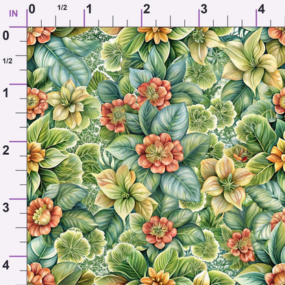 Verdant Blooms Pattern 20 Minky Fabric