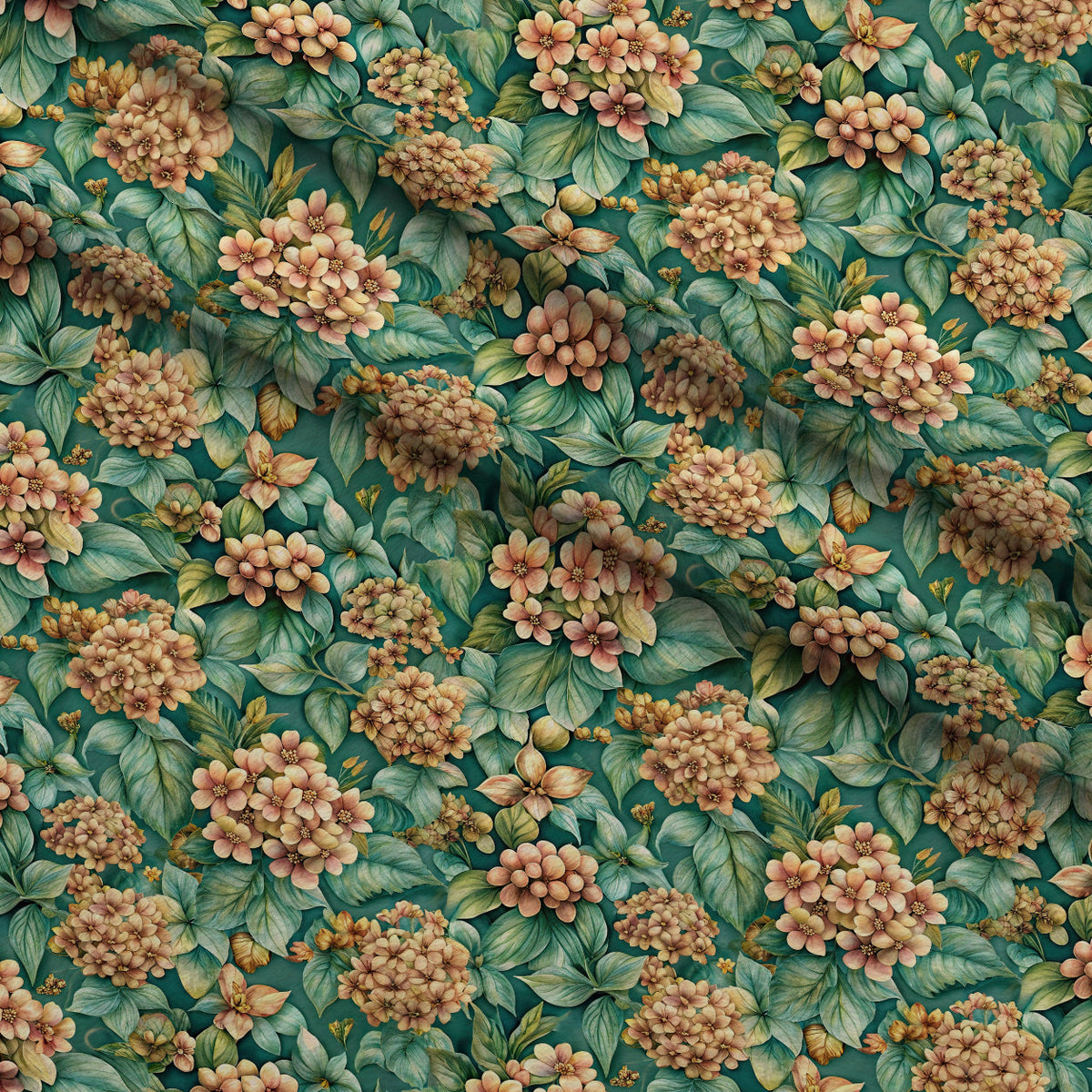 Verdant Blooms Pattern 3 Minky Fabric