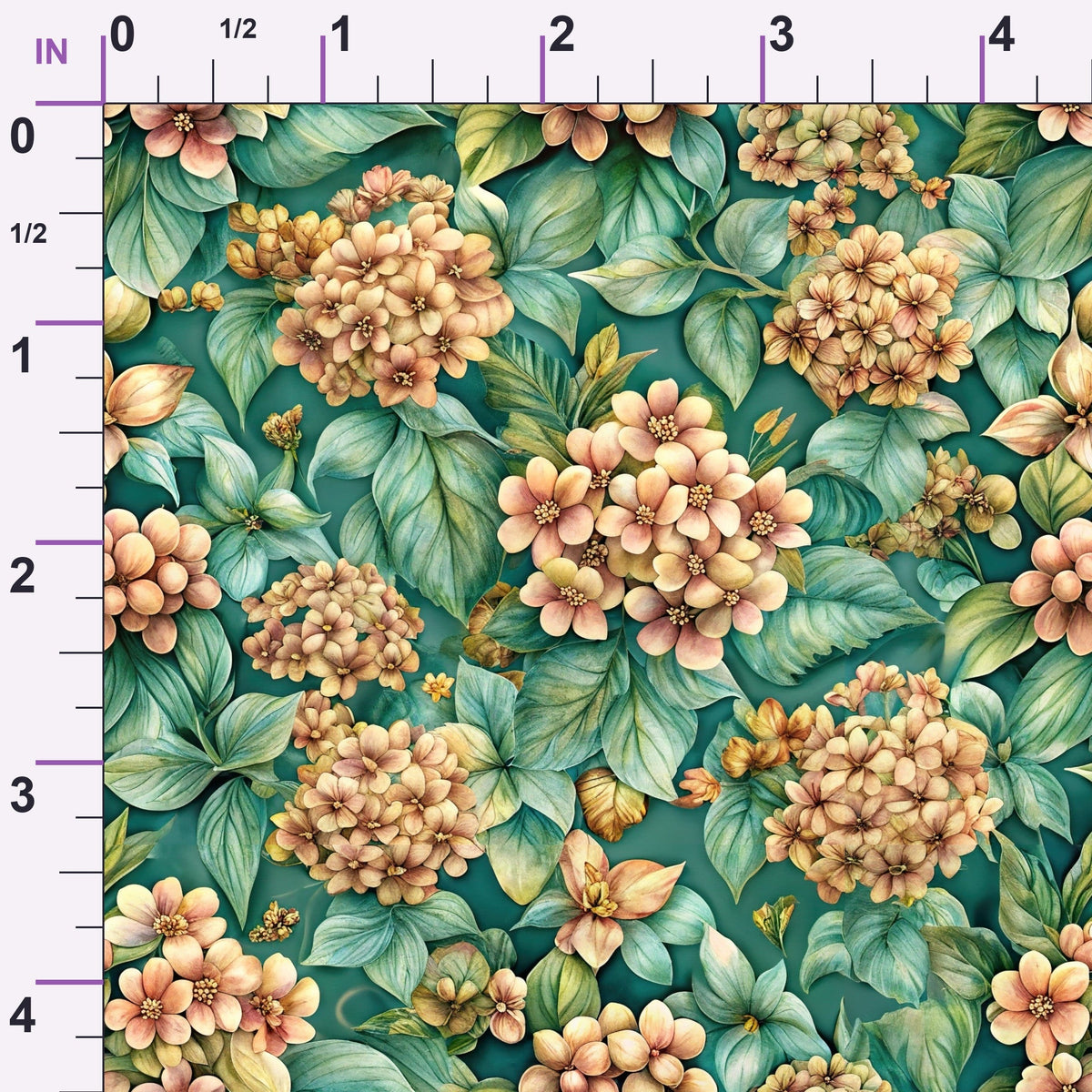 Verdant Blooms Pattern 3 Minky Fabric
