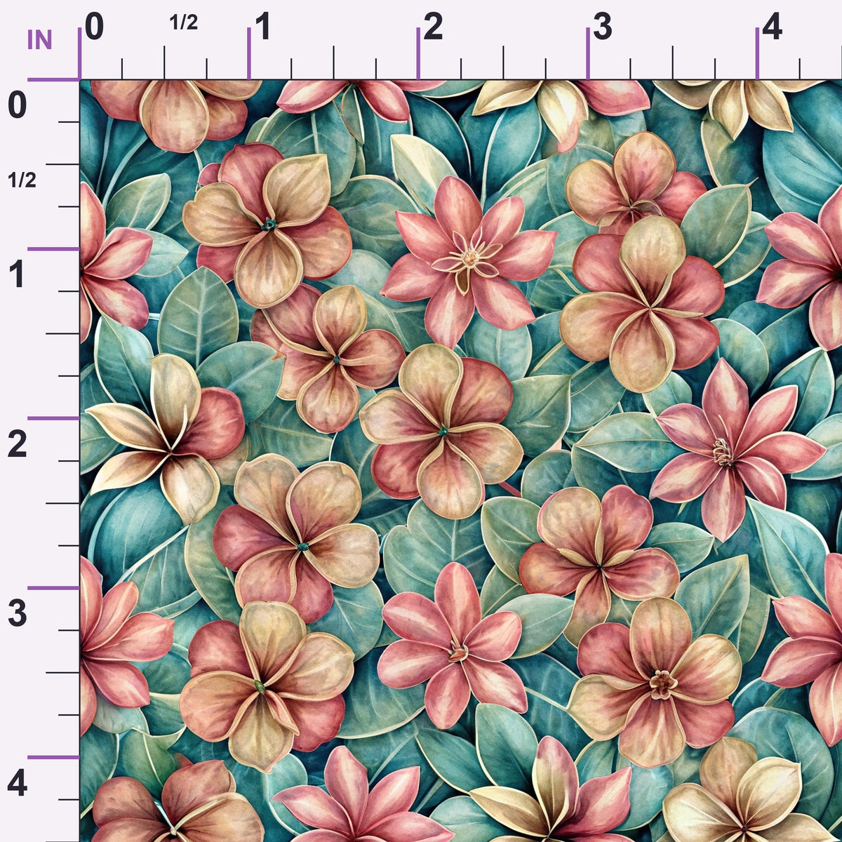 Verdant Blooms Pattern 6 Minky Fabric