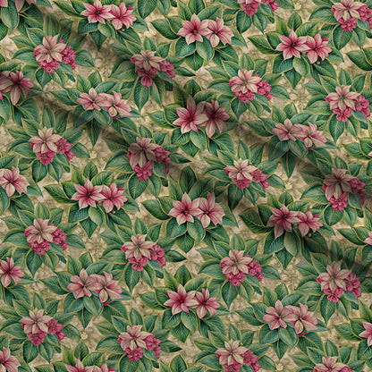 Verdant Blooms Pattern 8 Minky Fabric