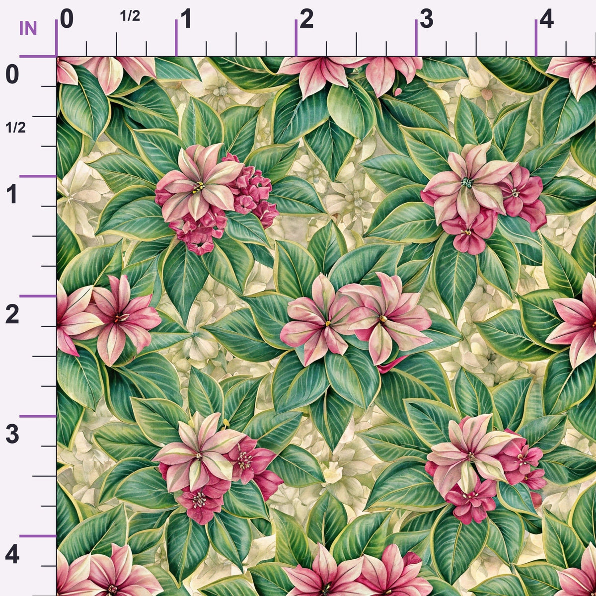 Verdant Blooms Pattern 8 Minky Fabric