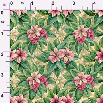 Verdant Blooms Pattern 8 Minky Fabric