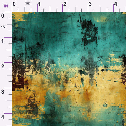 Verdigris Patina Pattern 12 Minky Fabric