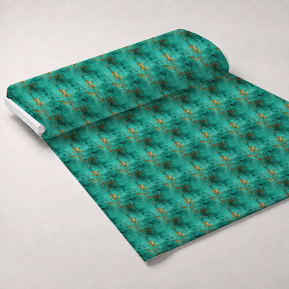 Verdigris Patina Pattern 3 Minky Fabric