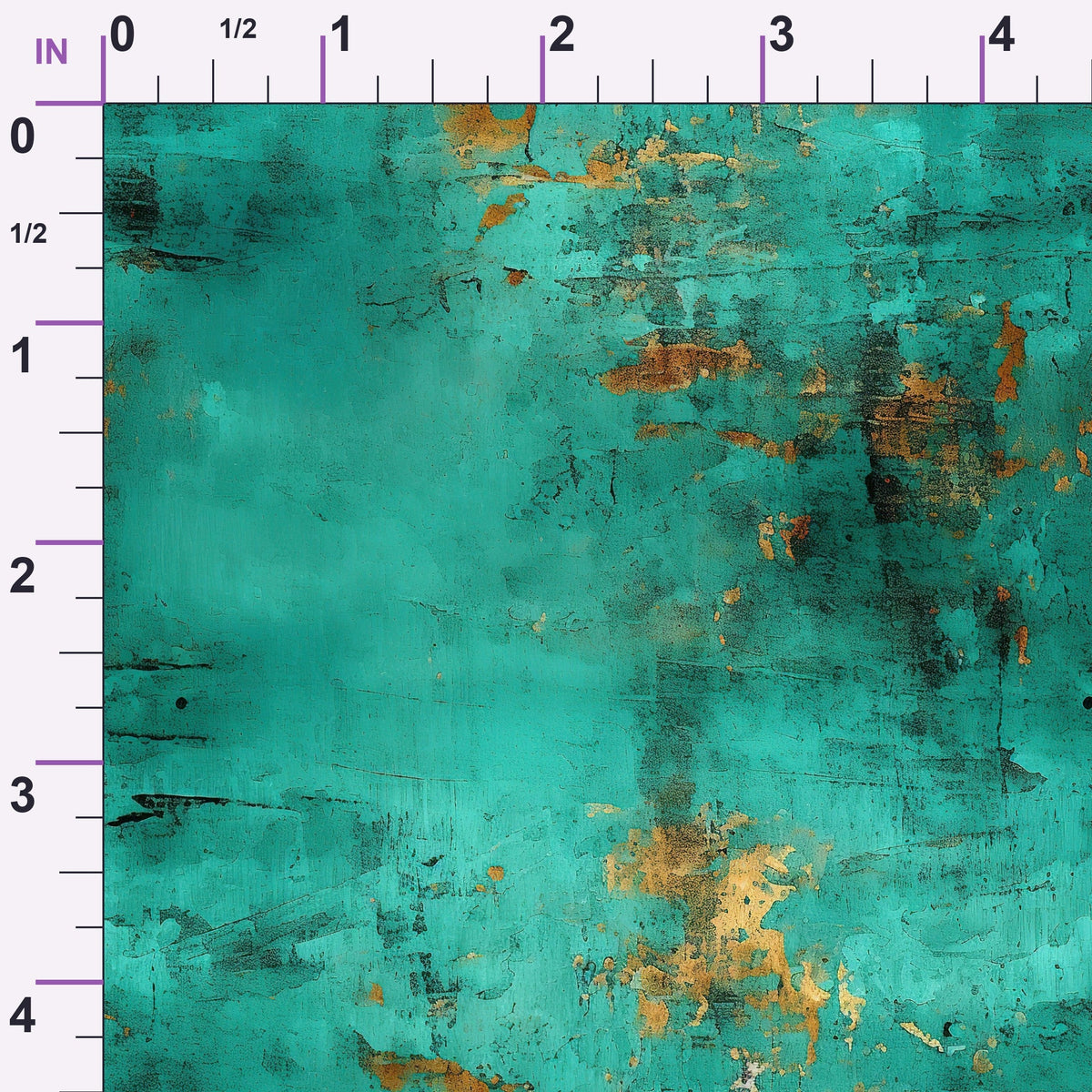 Verdigris Patina Pattern 3 Minky Fabric