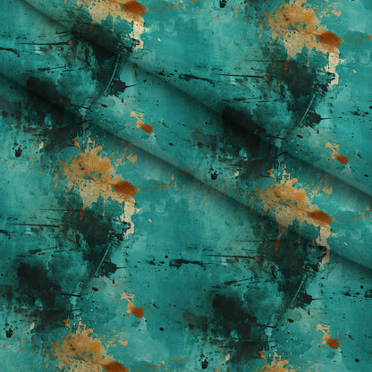Verdigris Patina Pattern 5 Minky Fabric