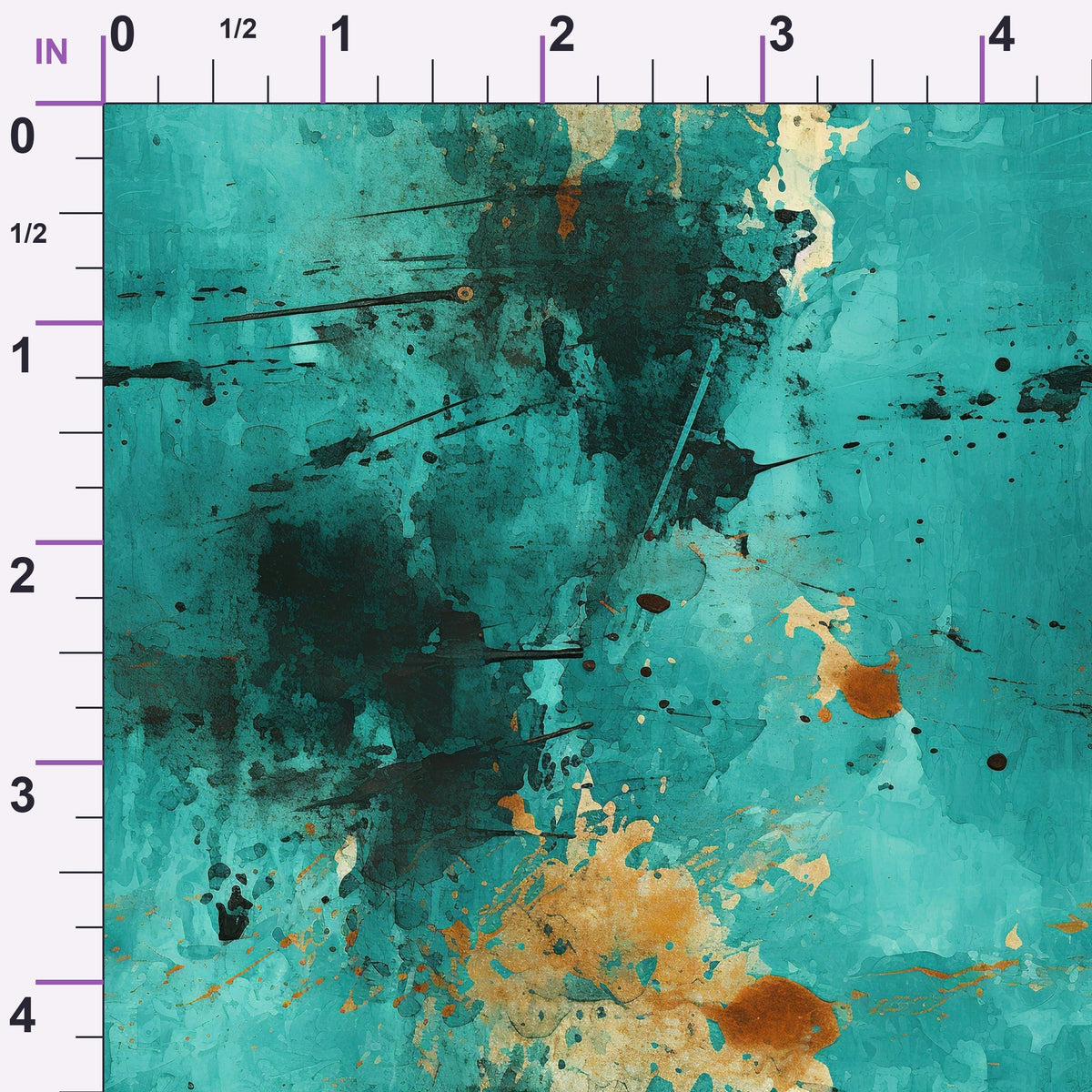 Verdigris Patina Pattern 5 Minky Fabric