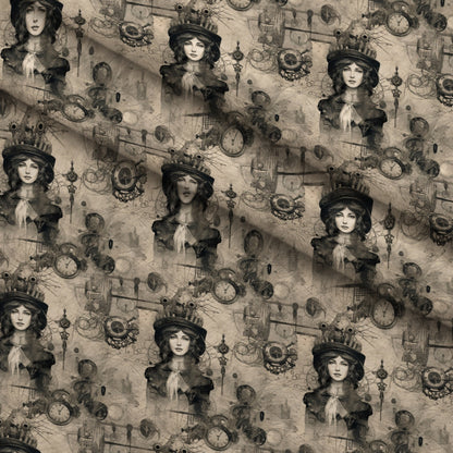Victorian Aeronaut Pattern 2 Minky Fabric