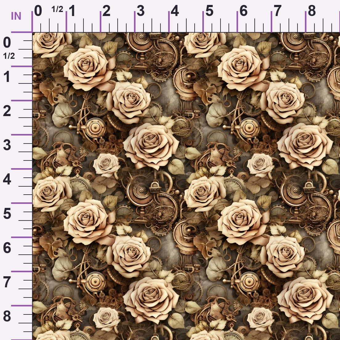Victorian Aeronaut Pattern 4 Minky Fabric