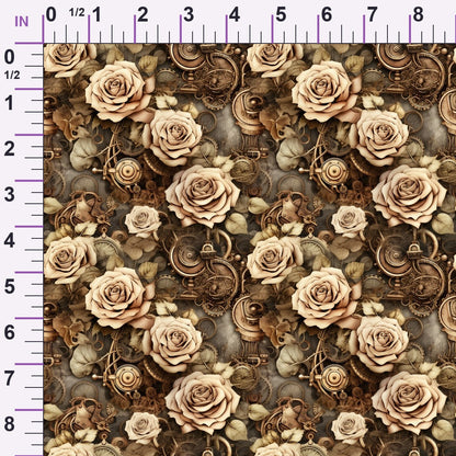 Victorian Aeronaut Pattern 4 Minky Fabric