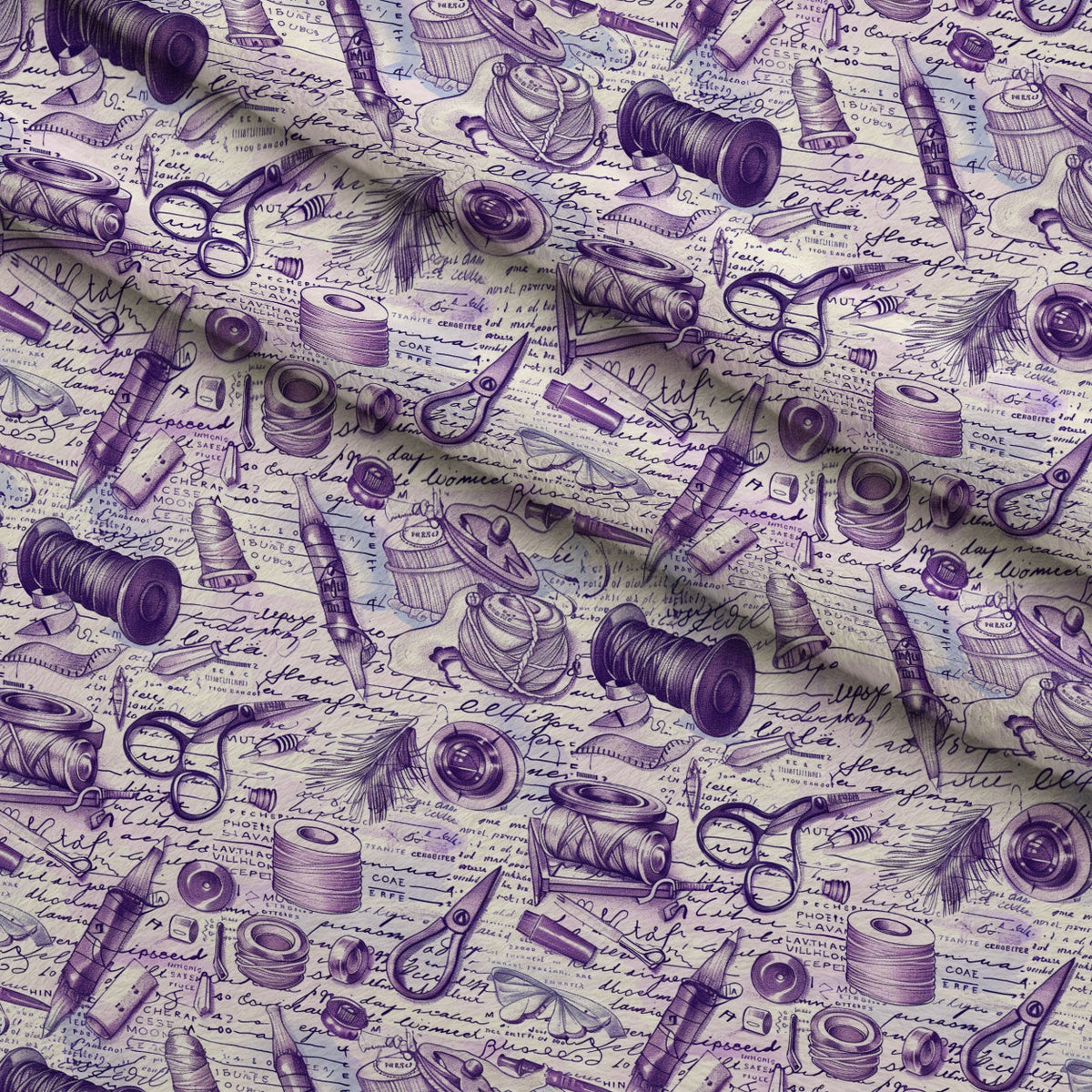 Vintage Notions Pattern 8 Minky Fabric