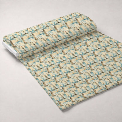 Vintage Voyage Pattern 8 Minky Fabric