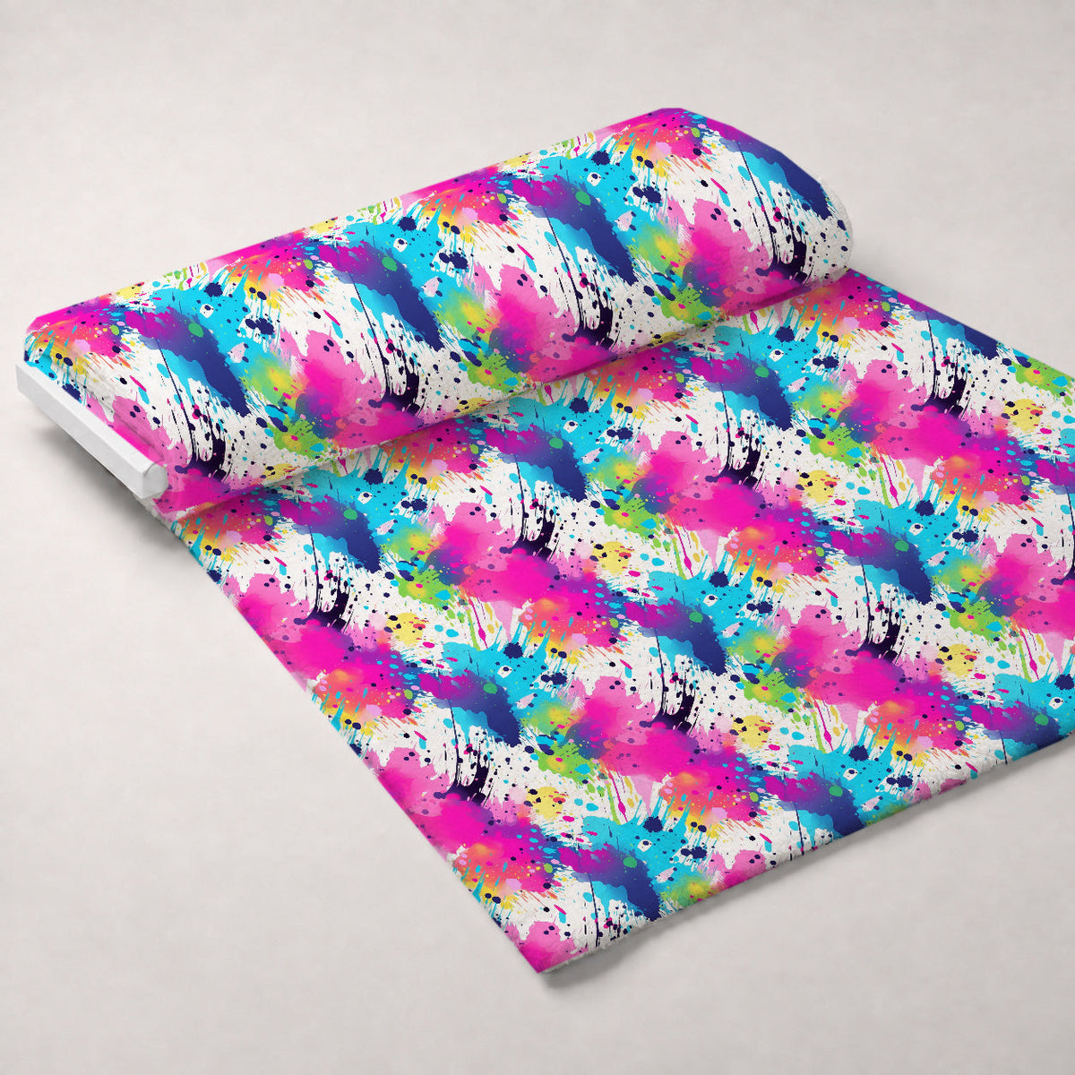 Vivid Splatter Pop Pattern 1 Minky Fabric